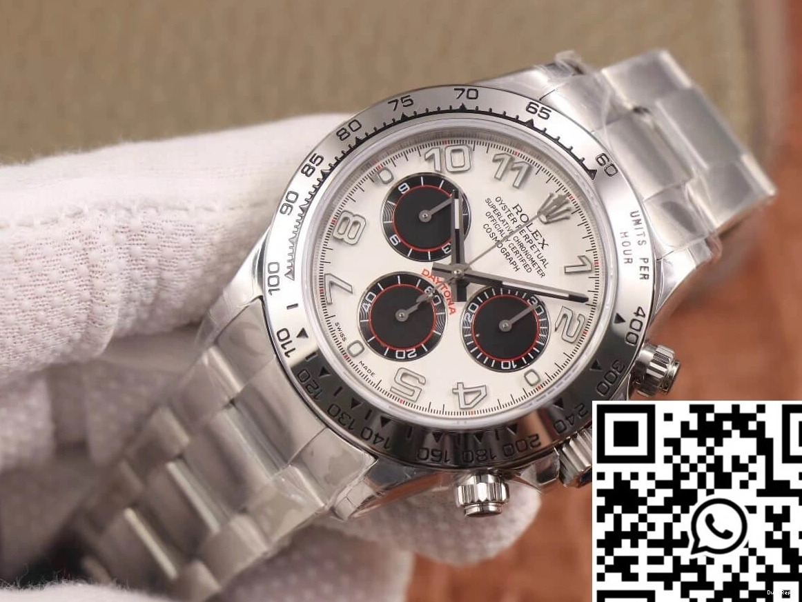 White Cosmograph Factory Dial Daytona 116509 Rolex JH 0927